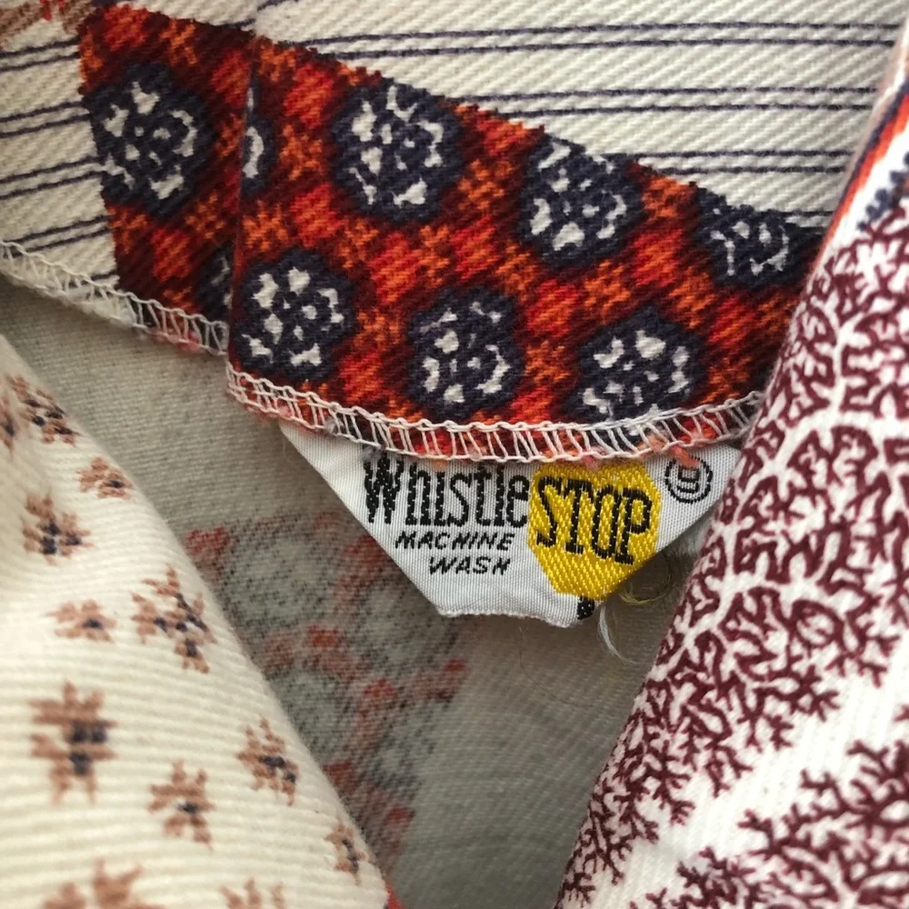 VINTAGE 70s Patchwork Blazer